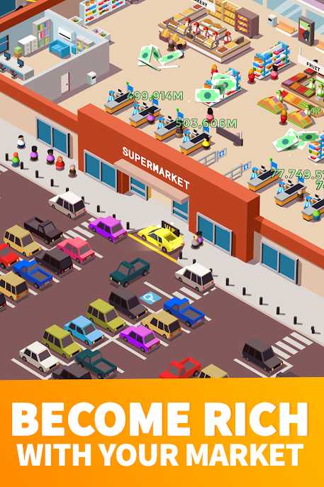 دانلود Idle Supermarket Tycoon 2.3.9  – بازی شبیه سازی سوپرمارکت اندروید
